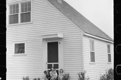 3287_ Family  of part time farmer with his farmer , Wabash Farms , Indiana.