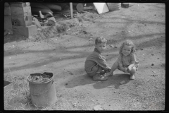 3668_Children of WPA  worker, South Charleston, West Virginia