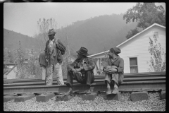 3674_Sitting on the tracks, Davey, West Virginia