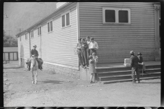 3681_Miner carrying  groceries Caples, West Virginia