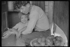 3760_Mexican miner and child, Bertha Hill, Scotts Run, West Virginia