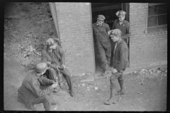 3838_Coal miners waiting for next shift, Caples, West Virginia