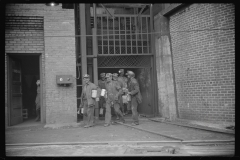 3843_Miners handing  in their  lamps Caples, West Virginia