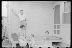 4010_Part-time farmer,  with his family, Wabash Farms, Indiana