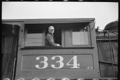 4055_Locomotive number 334 and Engineer