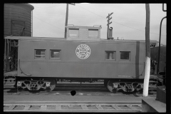 4145_Caboose , railroad yards. Elkins