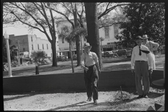 4172_The Park , centre of town , possibly playing Petanque,  Lakeland, Florida.