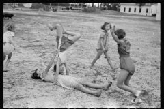 01554_Children in the school play area , possibly supervised gym .