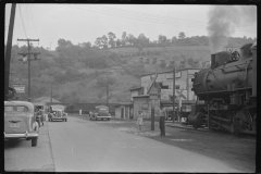 3602_Train appears to waiting in centre of Osage , West Virginia