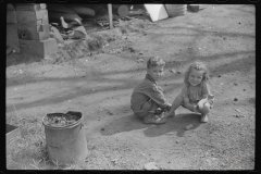 3668_Children of WPA  worker, South Charleston, West Virginia