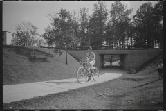 3904_ Cycling  along  the underpass , Greenbelt , Maryland