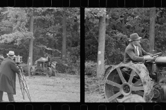 0099_ Photographer and Tractor , Berwyn Project, Maryland,