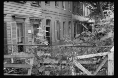 0330_Fenced off fronts of sub-standard housing , Washington D.C.