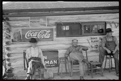 0415_Noon-day  rest  front of  lunchroom  Helmsburg, Indiana