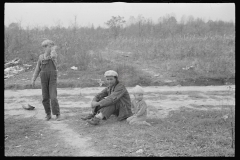 0425_Father on relief ,with family of ten, Brown County, Indiana