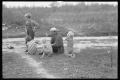 0426_Father on relief ,with family of ten, Brown County, Indiana