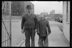 0488_Watchman at Wilson  Packing Plant with Newspaper Boy ,  South Omaha