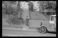 0492_ Delivery vehicle, affluent suburb, Omaha , Nebraska