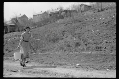 0538_Woman fetching water ,  Kempton , West Virginia