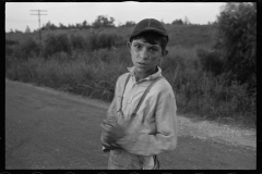 0603_Hispanic boy on road , probably Louisiana