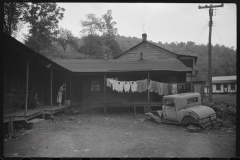 0718_Miner's houses ,  abandoned car, Scotts run, West Virginia