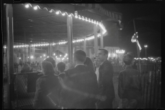 0726_Probably the 'skid' ,  funfair night scene ,  location unknown