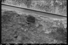 0730_Probably spoiled negative ,  due to film loading , random view of railroad  track