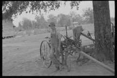 0808_Sharecropper's yard , Hale County , Alabama