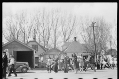 0955_Street parade with band , possibly Butte , Montana