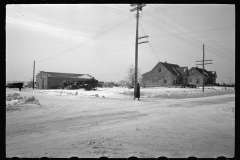 1364_Cross-roads in snow, Franklin Township , Somerset County , New Jersey