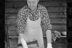 1408_Woman washing clothes,  Probably North Carolina