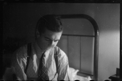 01532_Man possibly in hotel bedroom , Washington DC