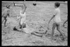 01553_Children in the school play area , possibly supervised gym .