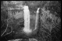 1624_High waterfall in heavily wooded terrain , Falls Creek Falls