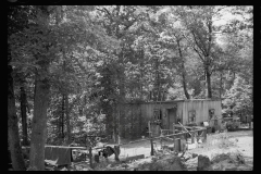 1656_Rudimentary accommodation and fenced yard , possibly Maryland