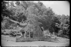 1996_Traditional House with fencing , probably  Martin County , Indiana