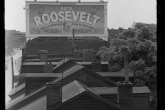 2041_Steel worker's housing , large Hotel hoarding , Pittsburgh.