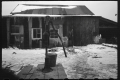 2145_rear of unidentified  property with pump, probably Franklin Township, New Jersey