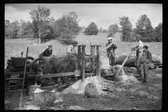 2275_ Portable saw and sawyers,  North Hyde Park, Vermont