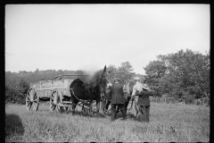 2292_Going to the fair , arriving by wagon,   Albany, Vermont.