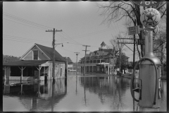 2318_Naples Casino during 1936 flood, Sebago Lake, Maine