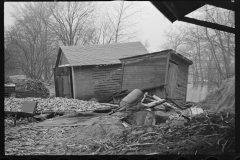 2342_Flood debris in yard of resettlement client.  Hatfield, Massachusetts