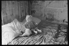 2454_Interior/bed of rehabilitation client's house, Jackson, Ohio