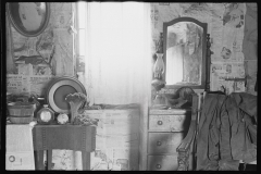 2456_Interior of rehabilitation client's cabin, Jackson, Ohio