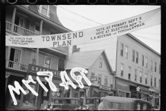 2572_ 1936 Election Primaries , Roosevelt banner, Hardwick, Vermont