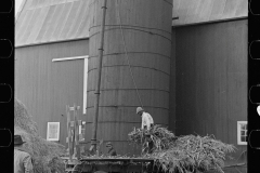 2863_ Barn and silo on Anton Weber's farm, Tompkins County, New York State