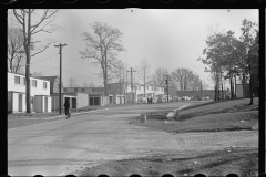 2963_Washing on the line in the distance, Greenbelt Project , Maryland