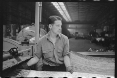 3111_Steelworker at galvanizing machine, Pittsburgh, Pennsylvania