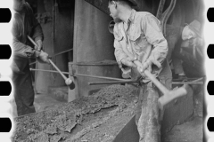 3113_ Tapping a blast furnace for slag, Pittsburgh, Pennsylvania