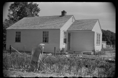 3235_Wife of homesteader in garden, Scioto Farms, Ohio